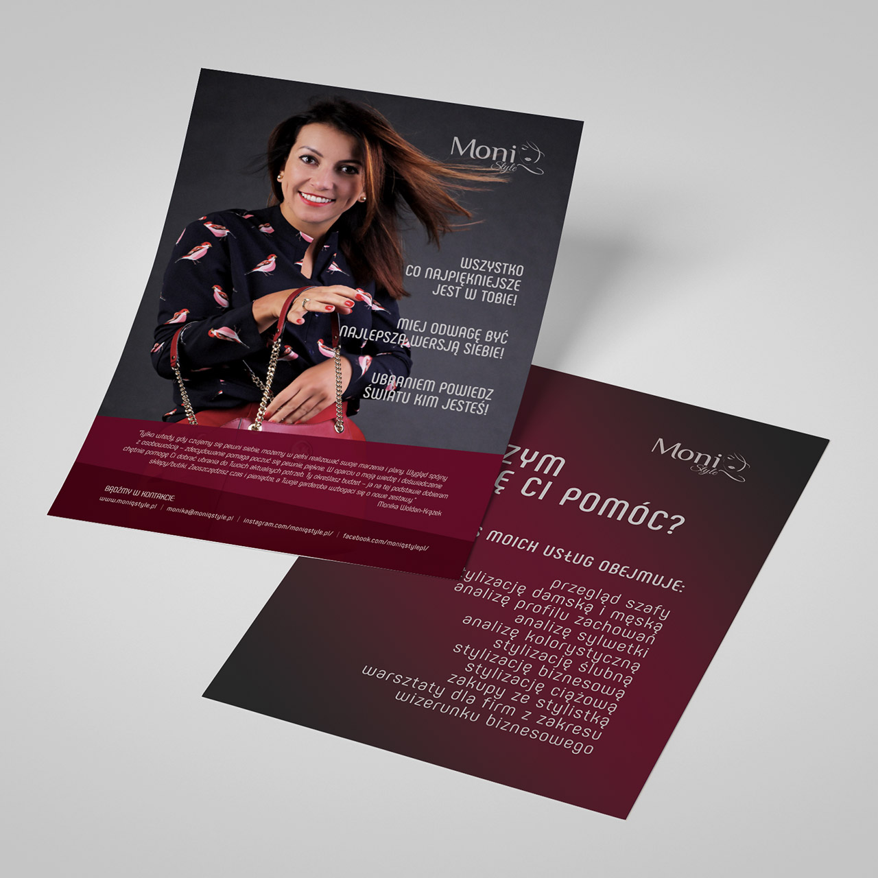 webstoodio | projekty graficzne dla stylistki wizerunku