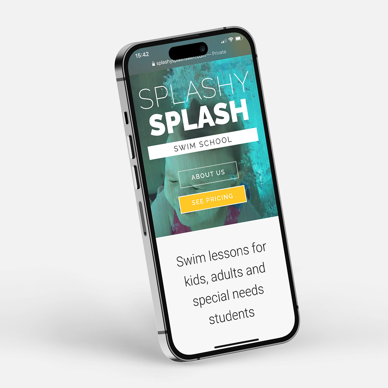 webstoodio | strona internetowa dla szkoły pływania w USA