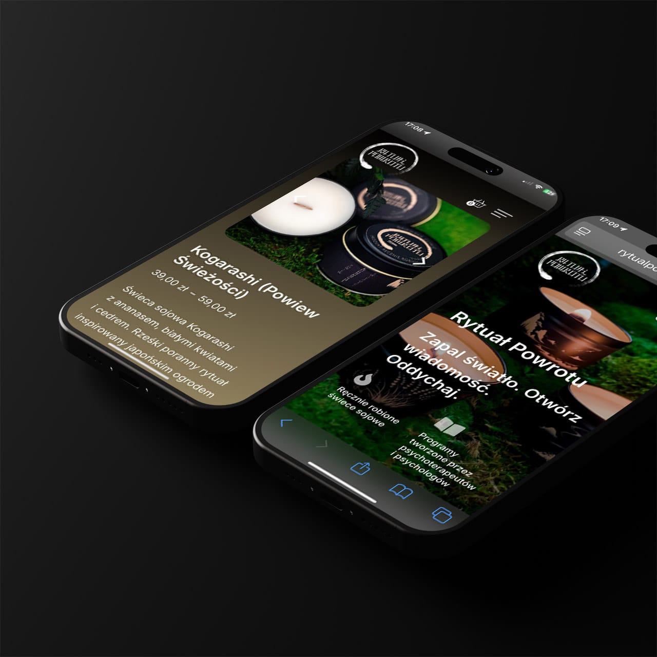 webstoodio | Online store for Rytuał Powrotu