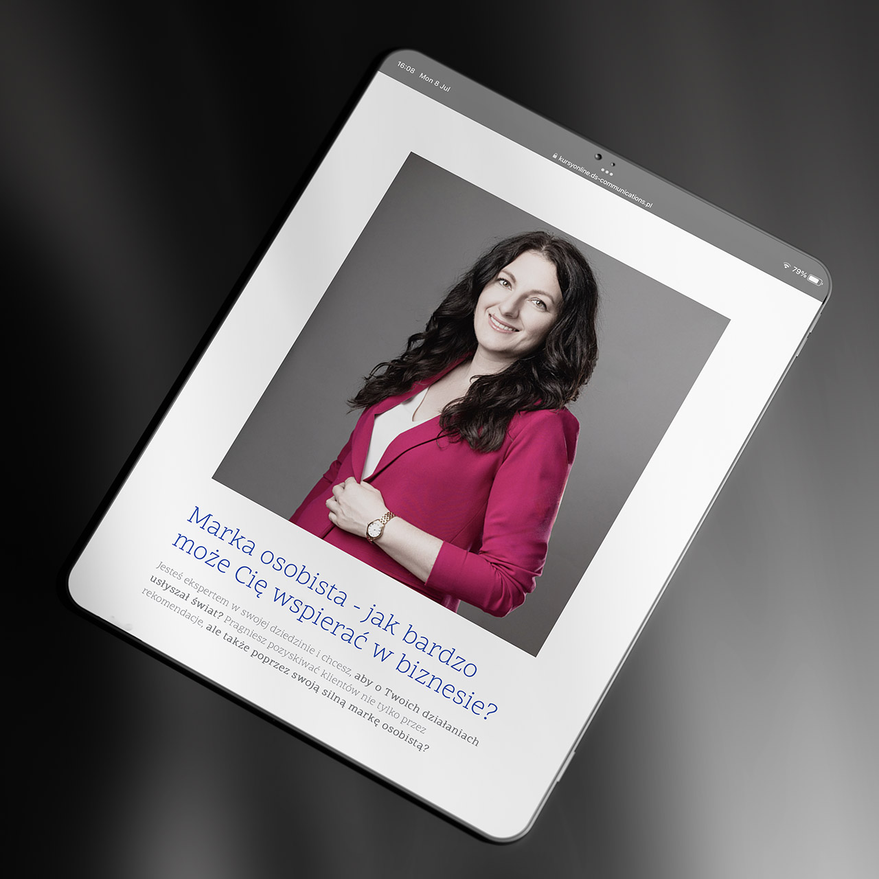 webstoodio | strony internetowe | landing page z kursami online