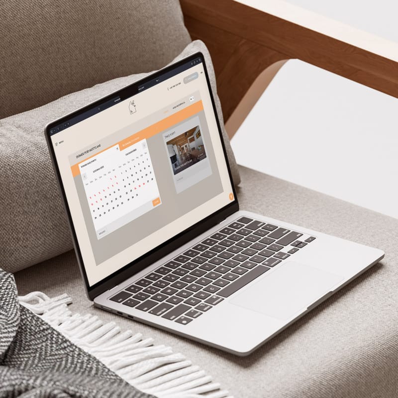 webstoodio | strona z systemem rezerwacji domu do wynajęcia