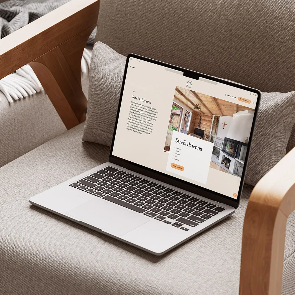 webstoodio | strona z systemem rezerwacji domu do wynajęcia