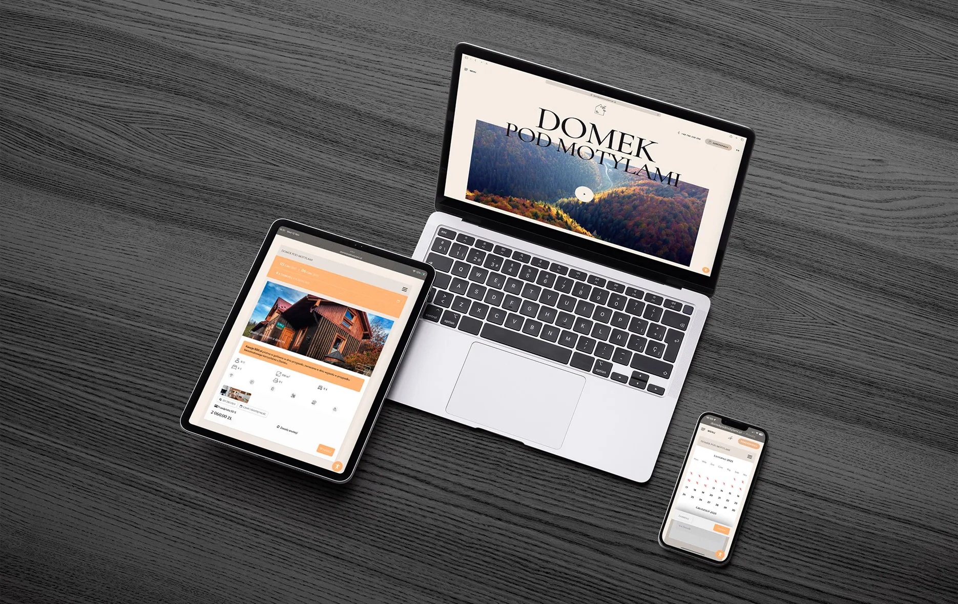 webstoodio | strona z systemem rezerwacji domu do wynajęcia