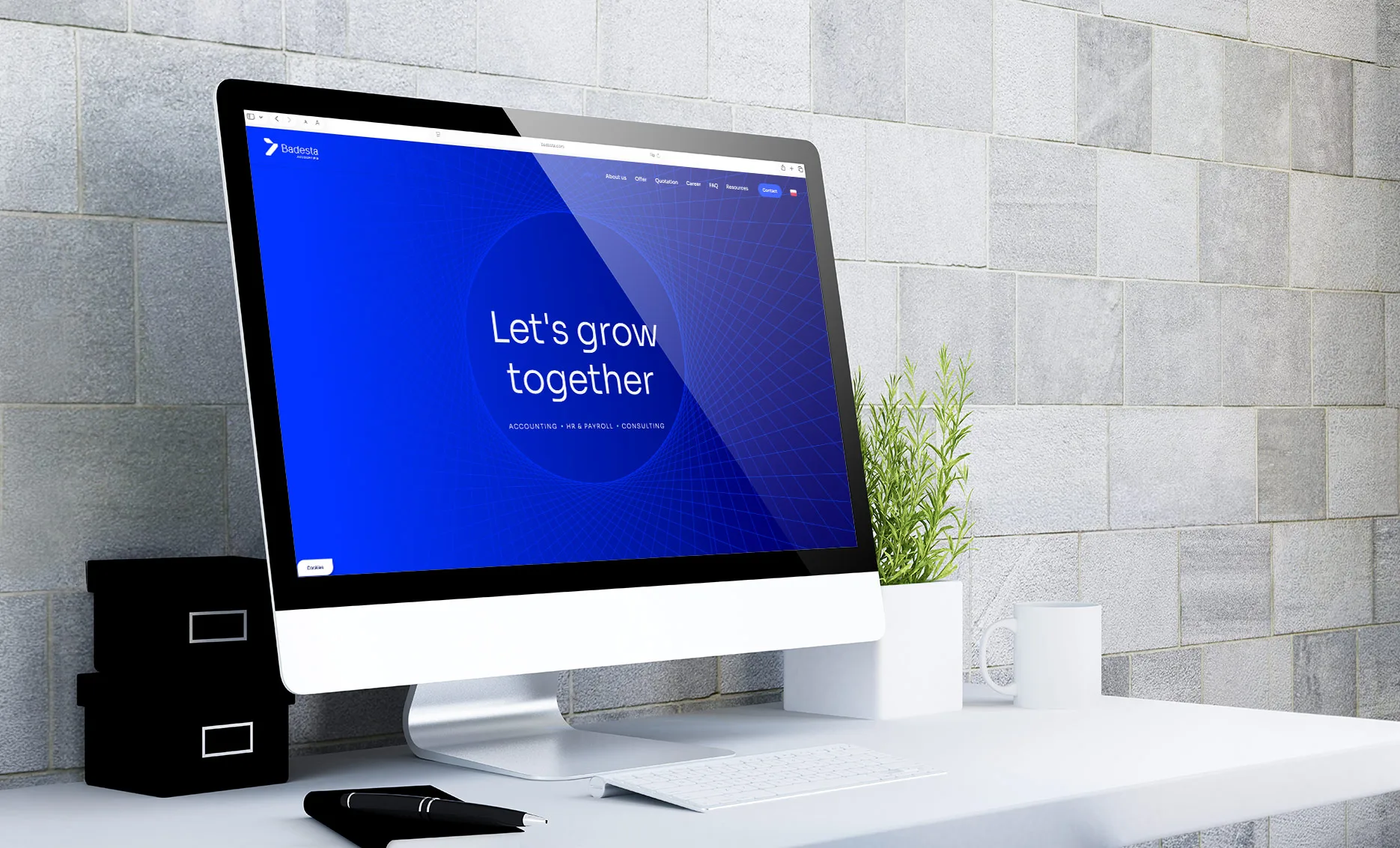 webstoodio | web design | Badesta Accounting website