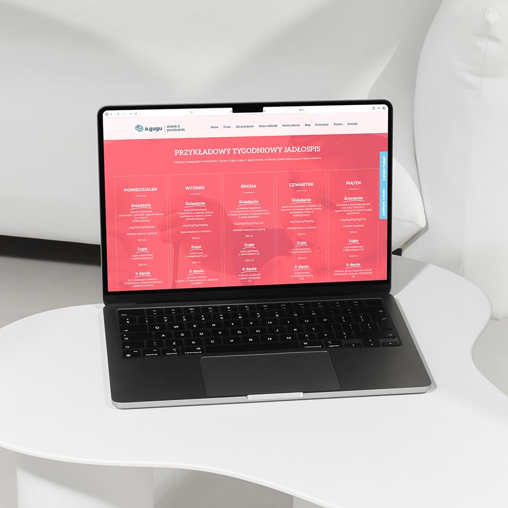 webstoodio | website for a.gugu kindergarten